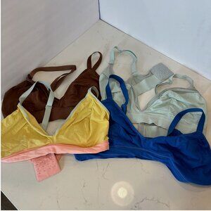 Parade Bra X Large Triangle Bralette Lot of Four XL-limited Ed Colorway